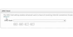 dmz host settings